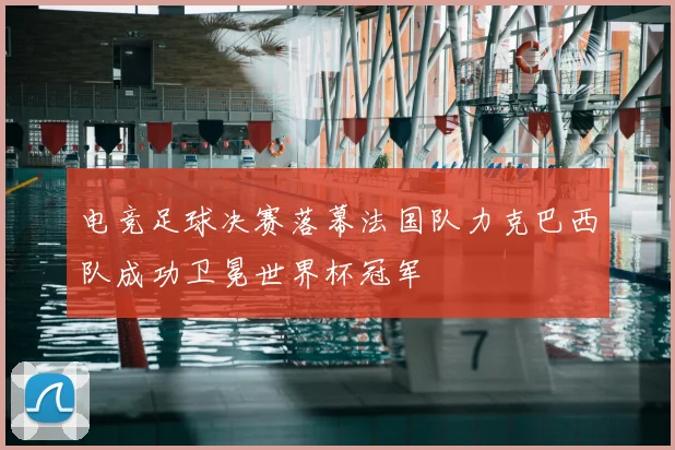 电竞足球决赛落幕法国队力克巴西队成功卫冕世界杯冠军